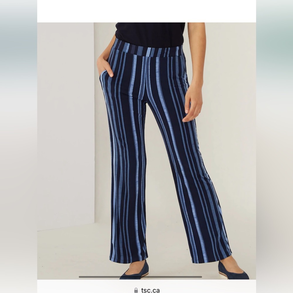 Mr. Max Printed Brazil Knit Stripe Pull On Pant